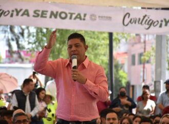 Gallardo entrega rehabilitación de la avenida Himno Nacional