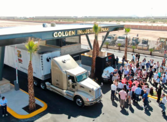 Miguel Riquelme inaugura el Golden Industrial Park