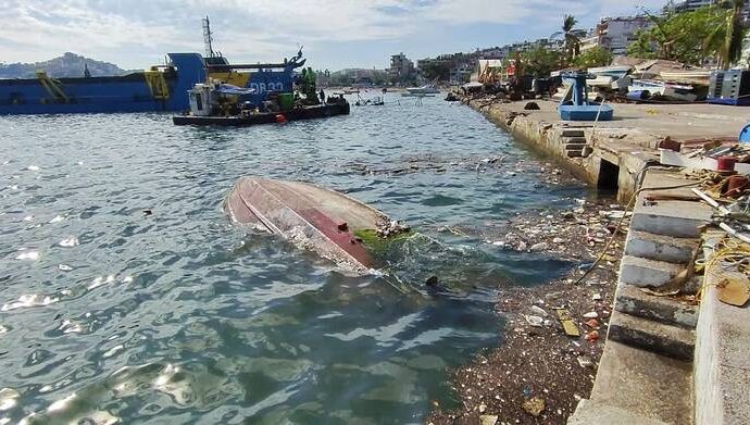 Huracán Otis provoca catástrofe ambiental en mar de Acapulco