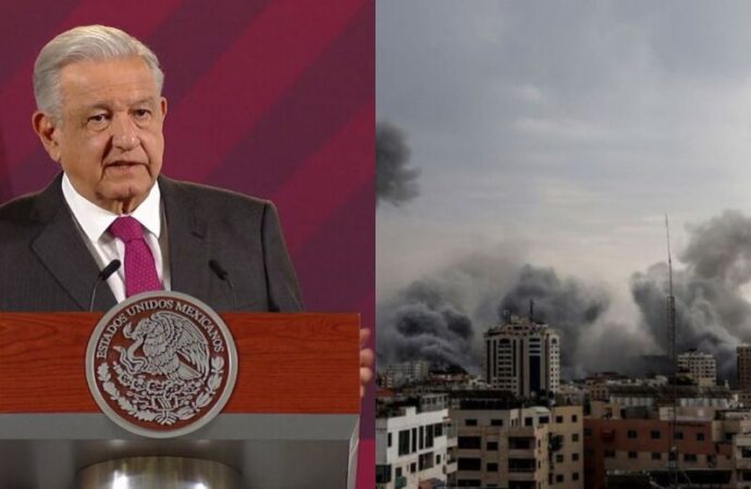 Presidente AMLO apoya el llamado de la ONU a un alto el fuego en Gaza