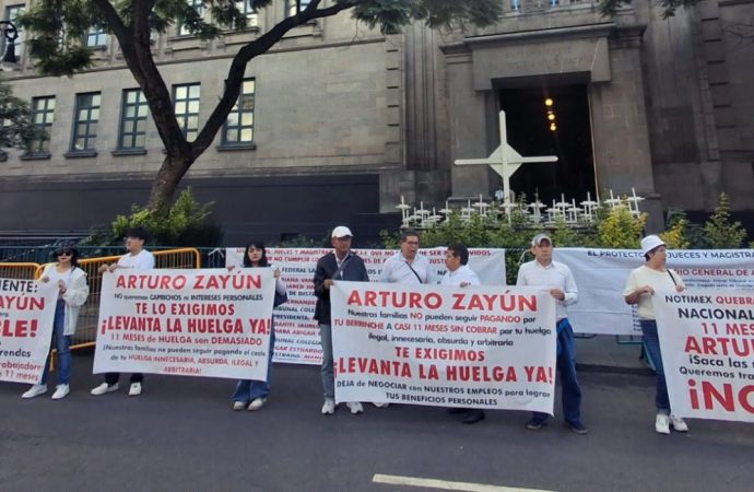¡Basta de Huelga en Monte de Piedad!: trabajadores sindicalizados