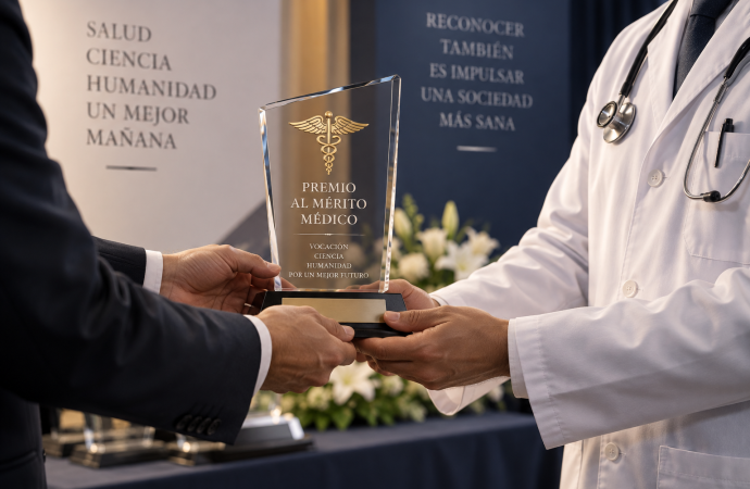 Alejandro Loera Aguilar recibe el Premio al Mérito Médico en reconocimiento a su trayectoria