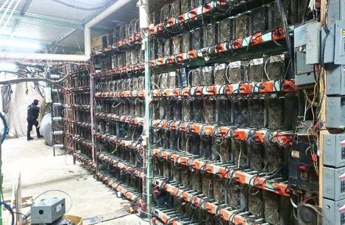 Intervienen en Puebla una propiedad con cerca de 300 dispositivos dedicados a la minería de criptomonedas